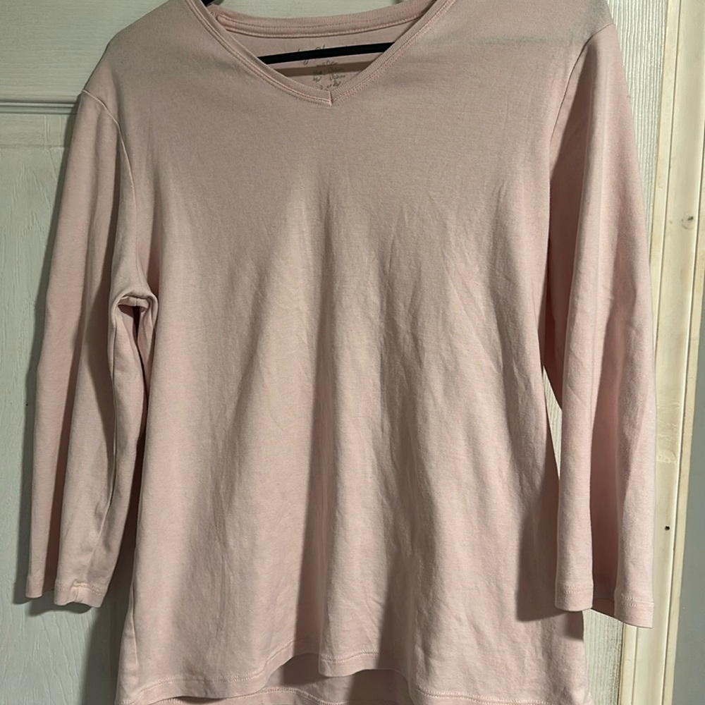 Pink Mid Sleeve T-shirt